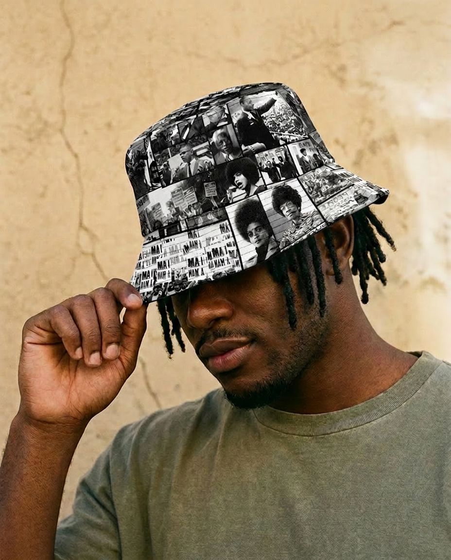 Black Power Images Bucket Hat Bucket Hat Tianci 