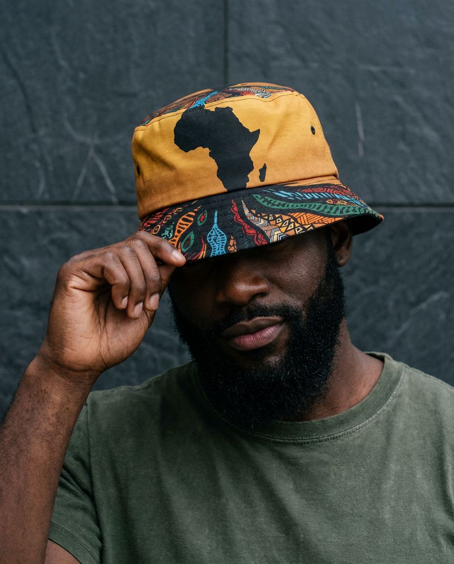 Patterns of Our Roots Bucket Hat Bucket Hat Tianci 