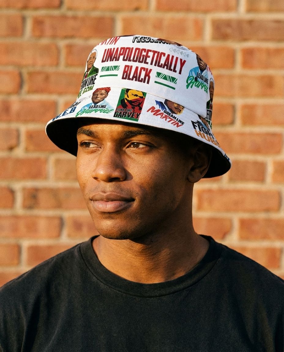 Unapologetically Black 2 Bucket Hat Bucket Hat Tianci 