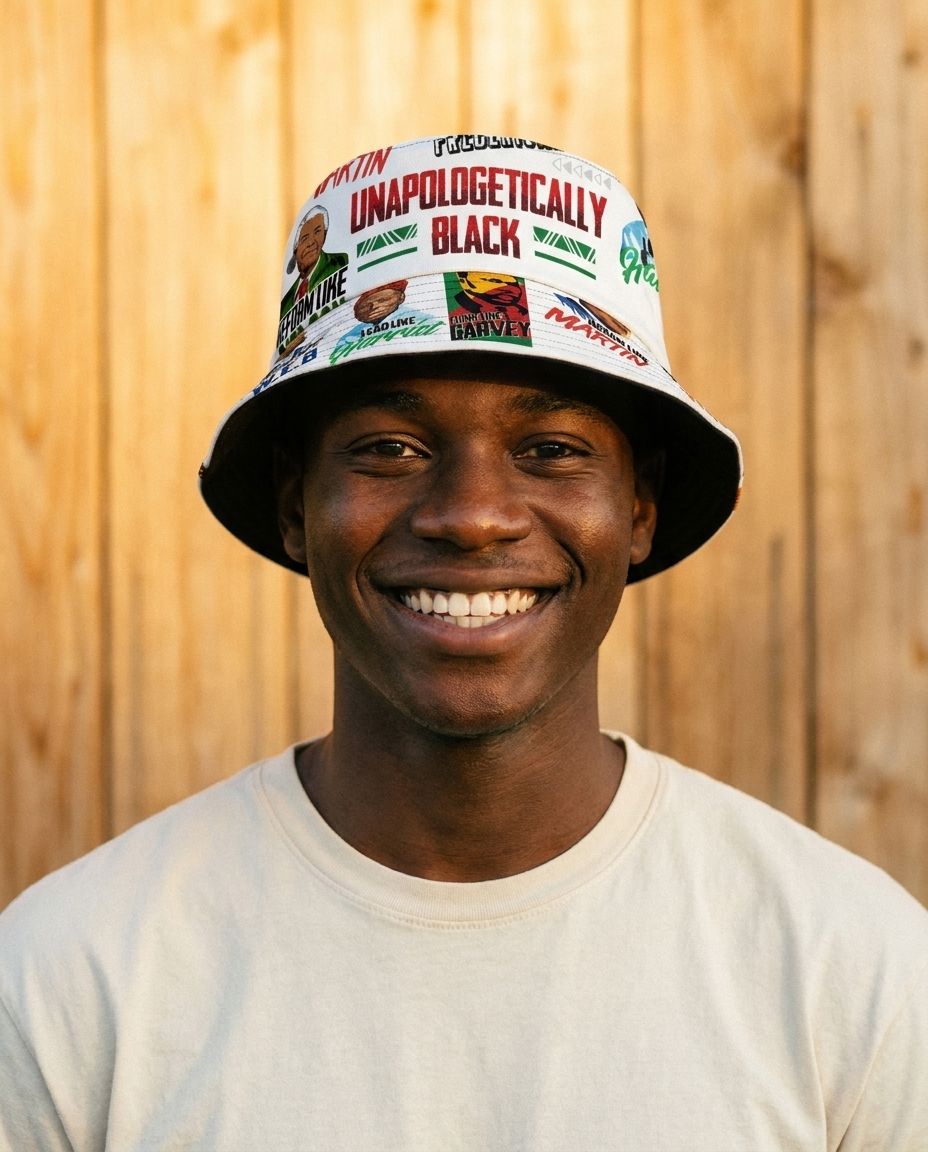 Unapologetically Black 2 Bucket Hat Bucket Hat Tianci 