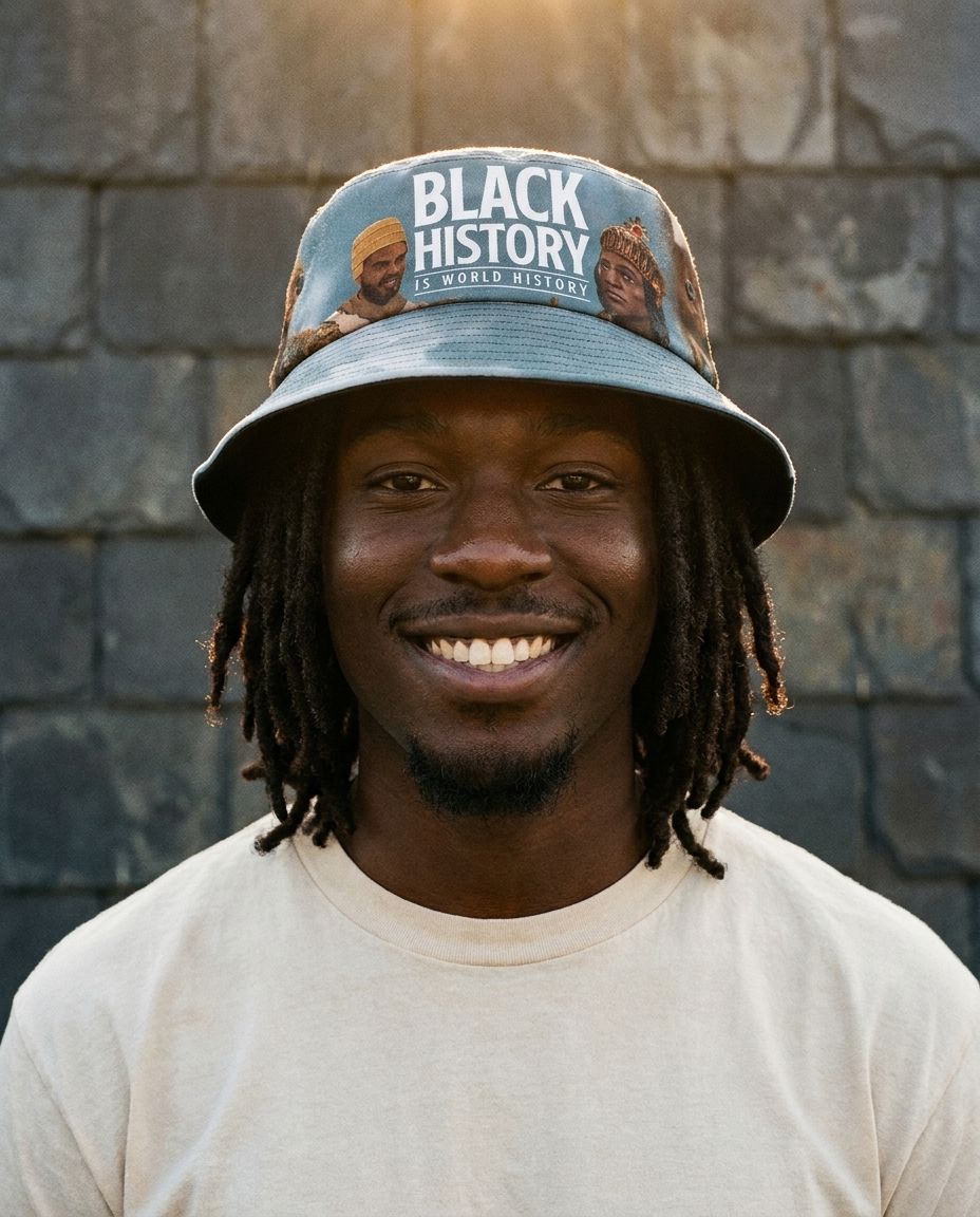 Black History Is World History Bucket Hat Bucket Hat Tianci 