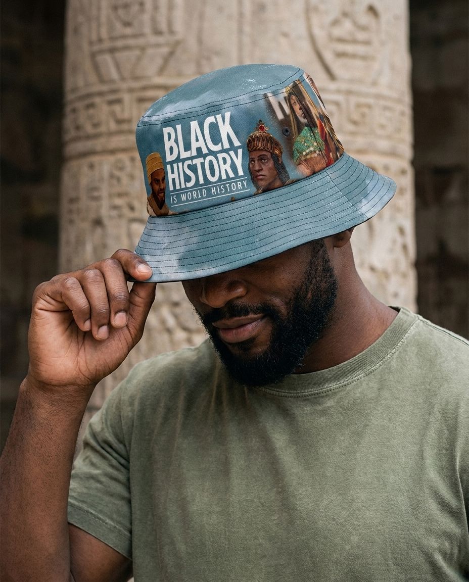 Black History Is World History Bucket Hat Bucket Hat Tianci 