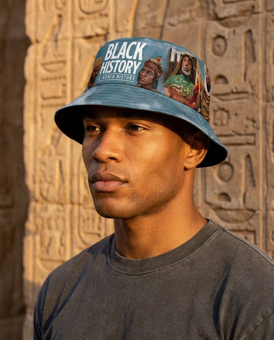 Black History Is World History Bucket Hat Bucket Hat Tianci 