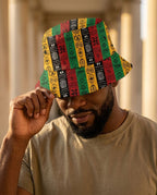 African Symbols In Pan-African Colors Bucket Hat Bucket Hat Tianci 