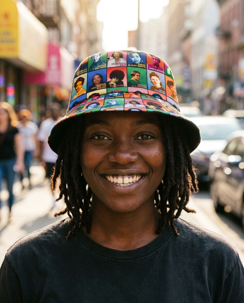 Black Herstory Bucket Hat Bucket Hat Tianci 