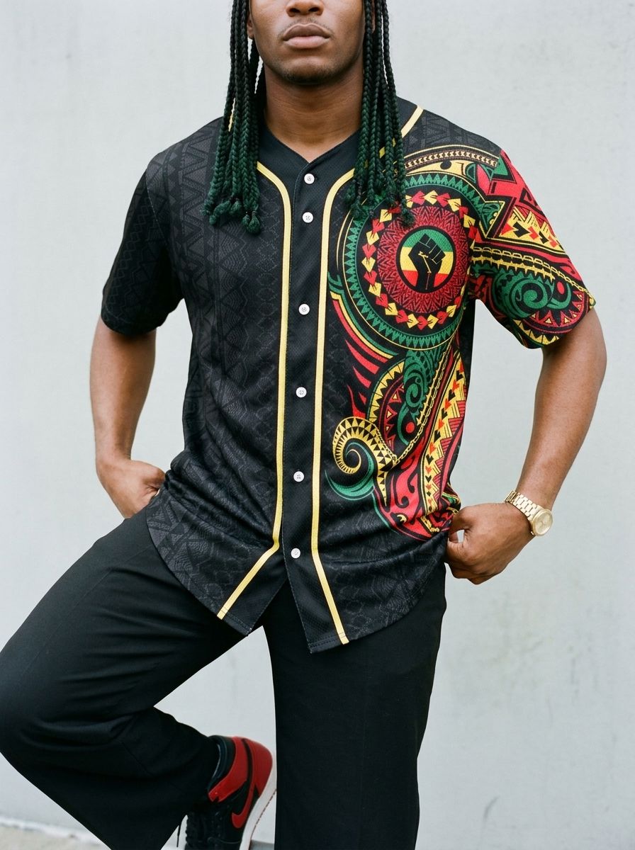 Personalized African Soul Jersey Shirt Jersey Shirt Tianci 