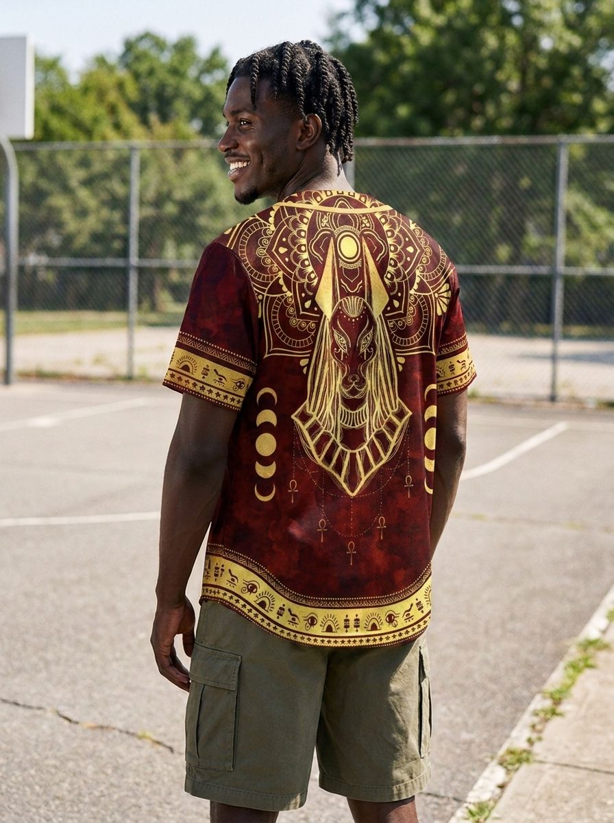 Personalized Anubis Pattern Jersey Shirt Jersey Shirt Tianci 