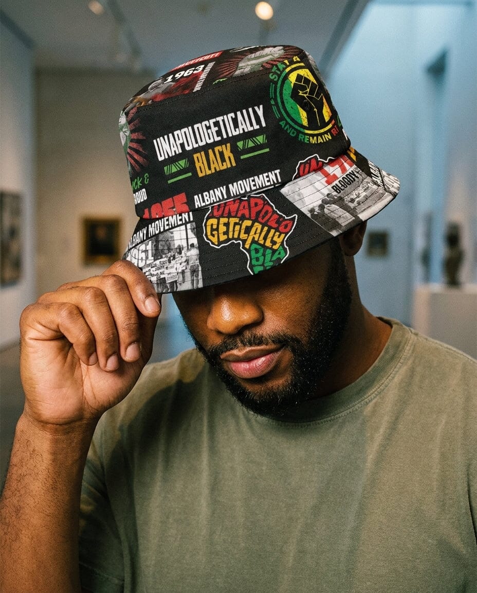 Civil Rights Movement Poster Art Bucket Hat Bucket Hat Tianci 