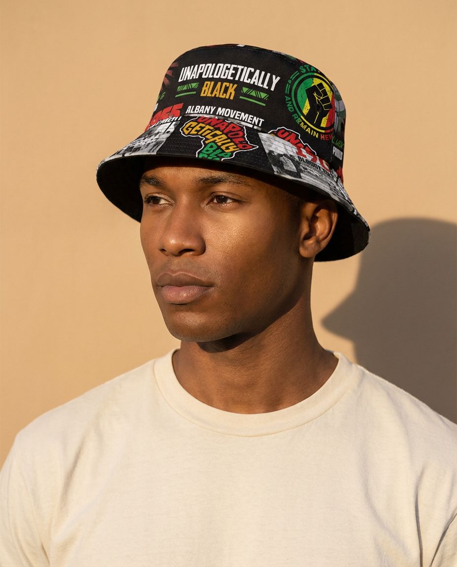 Civil Rights Movement Poster Art Bucket Hat Bucket Hat Tianci 