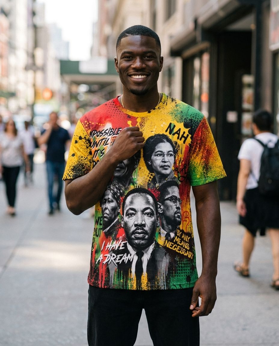 Voices of the Movement T-Shirt AOP Tee Tianci 