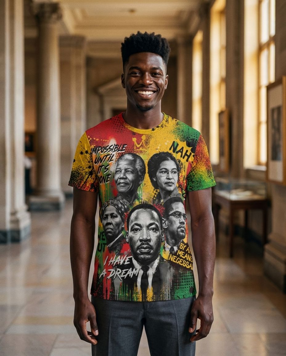 Voices of the Movement T-Shirt AOP Tee Tianci 