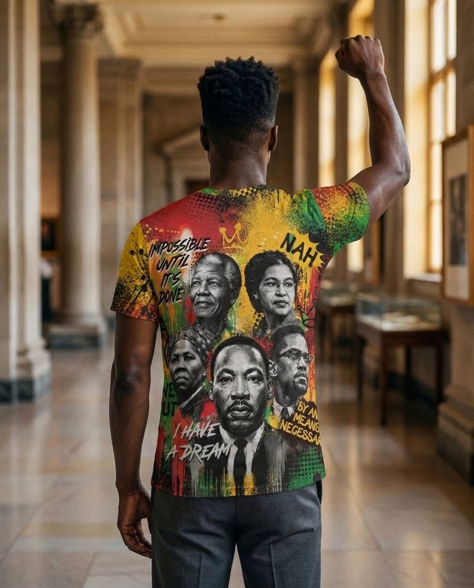 Voices of the Movement T-Shirt AOP Tee Tianci 