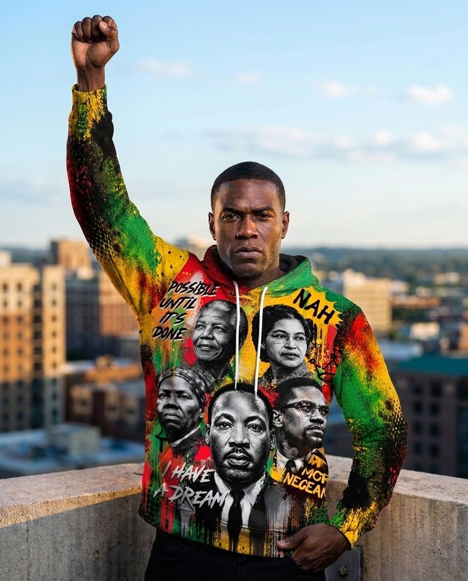 Voices of the Movement All-over Hoodie Hoodie Tianci 