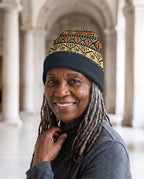 Tribal Mudcloth Pattern Beanie Hat Beanie Hat Tianci 