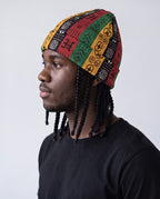 African Symbols In Pan African Colors Beanie Hat Beanie Hat Tianci 