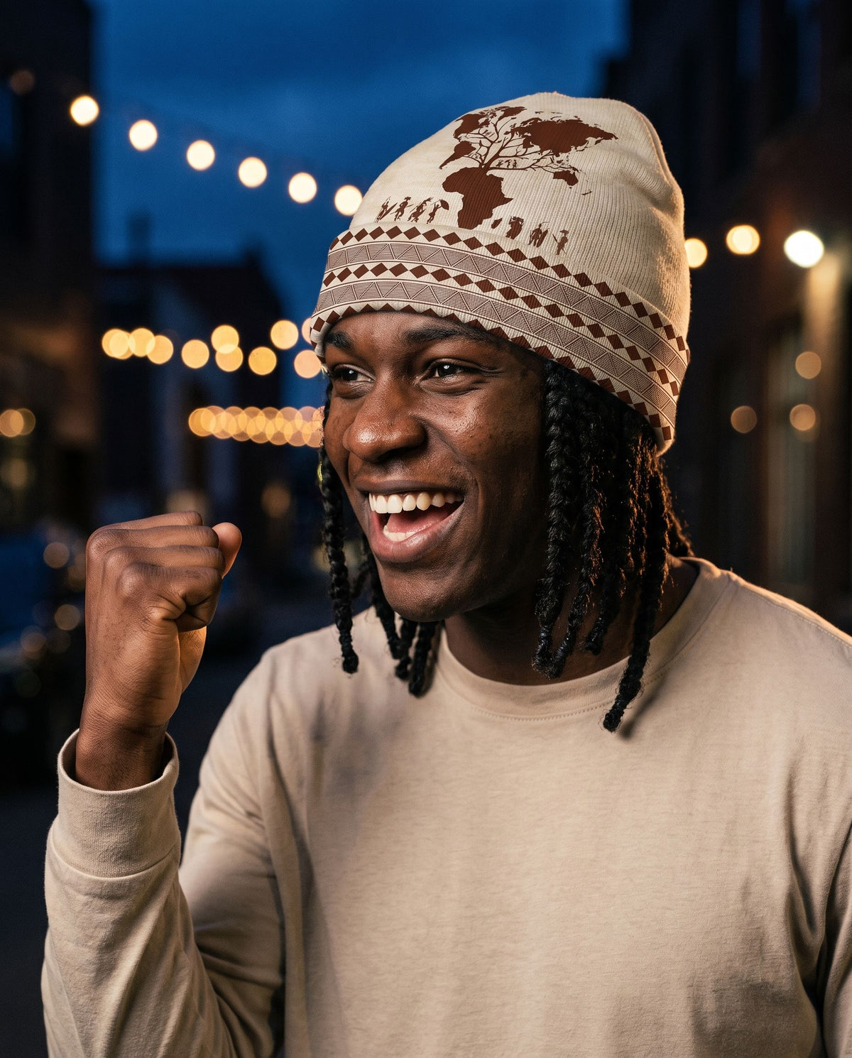 Root Africa Beanie Hat Beanie Hat Tianci 