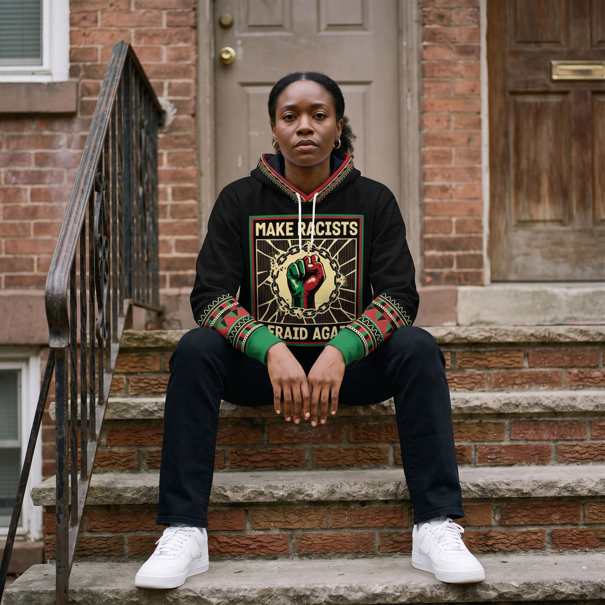 Make Racists Afraid Again All-over Hoodie Hoodie Tianci 