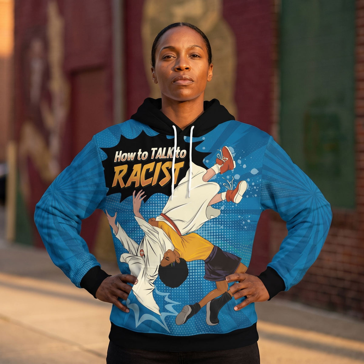 How To Talk To A Racist All-over Hoodie Hoodie Tianci 