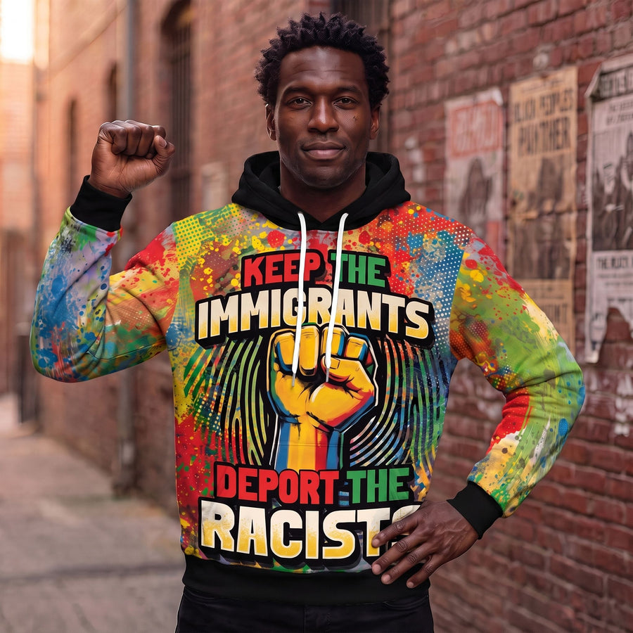 Keep The Immigrants All-over Hoodie Hoodie Tianci 