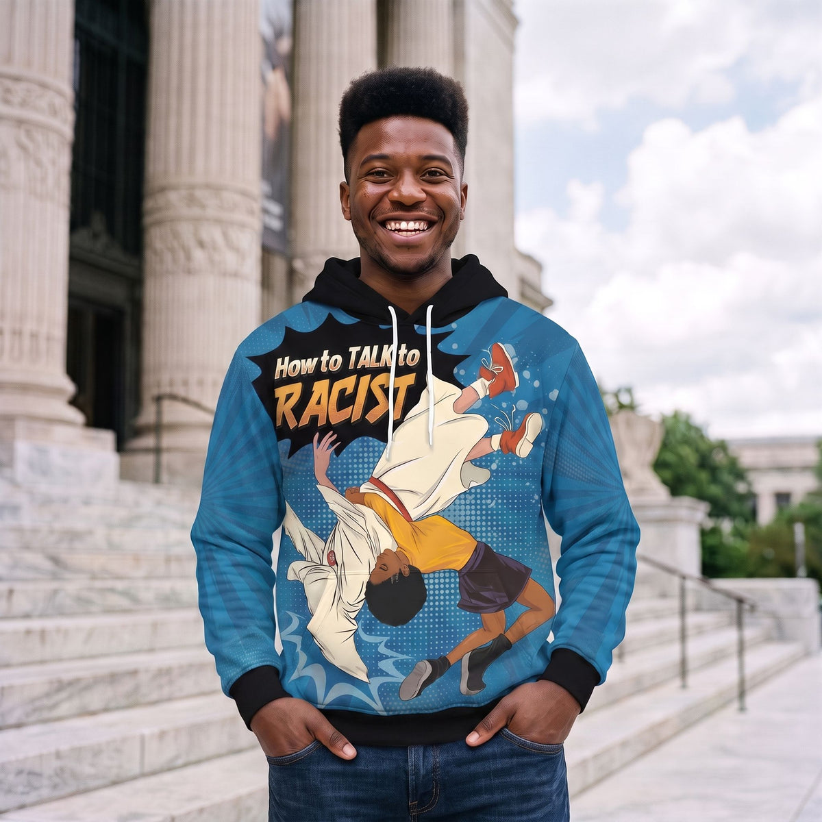 How To Talk To A Racist All-over Hoodie Hoodie Tianci 
