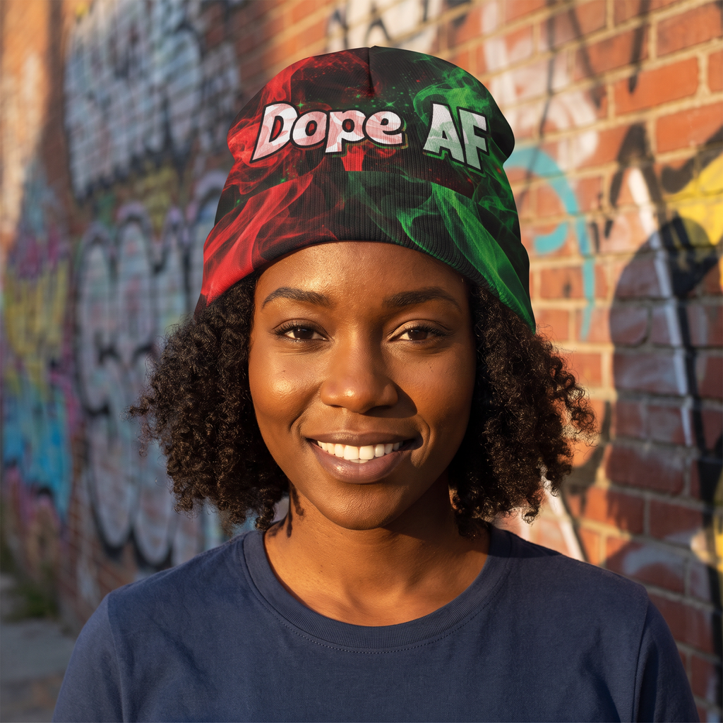 Dope AF Afrofuture Beanie Hat