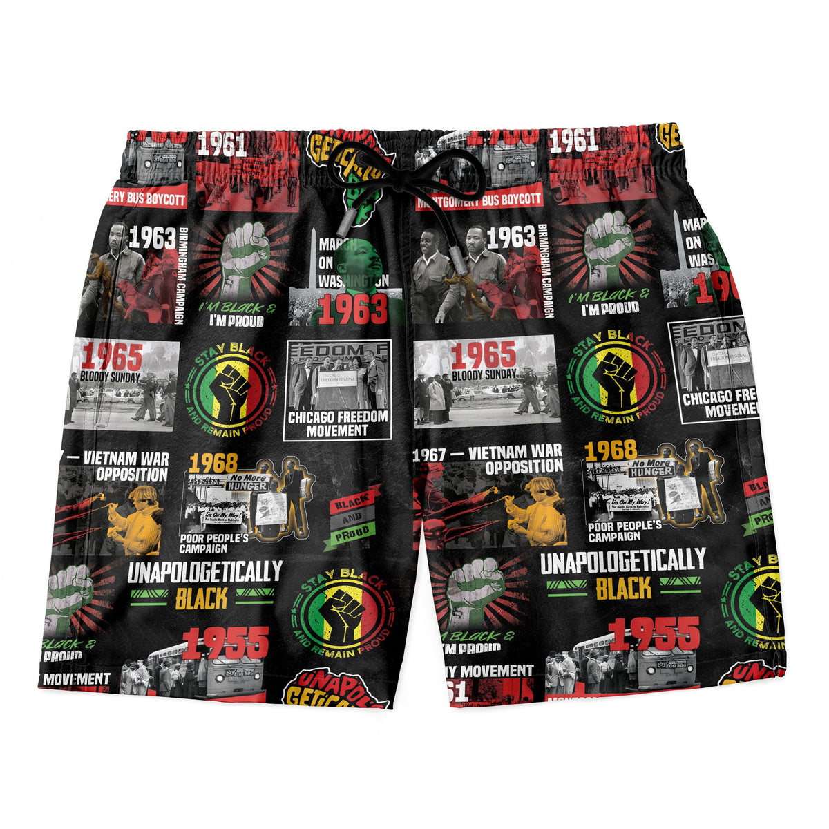 Civil Rights Movement Poster Art Shorts Shorts Tianci 