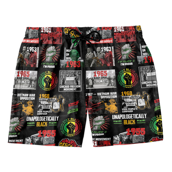 Civil Rights Movement Poster Art Shorts Shorts Tianci 