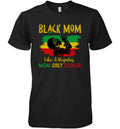 Black Mom Like A Regular Mom Only Cooler T-shirt Apparel Gearment Premium T-Shirt Black S