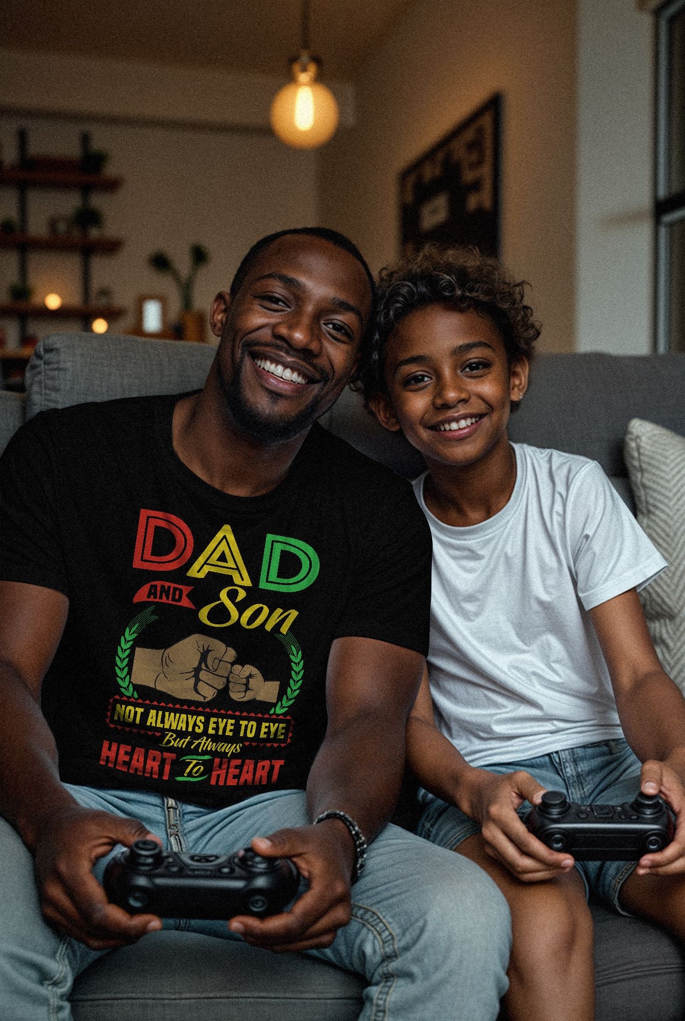 Dad & Son T-shirt Apparel Gearment 
