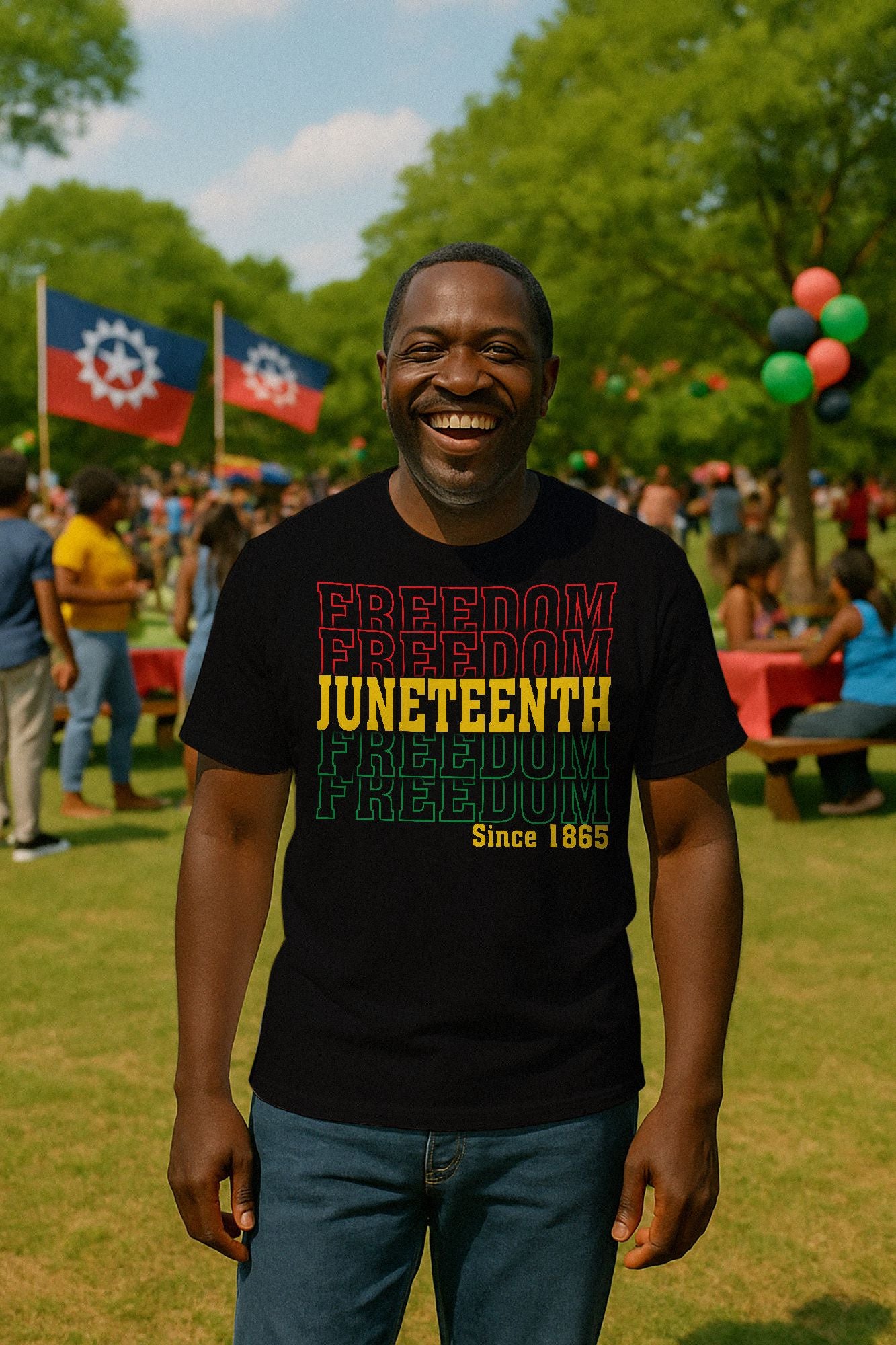 Juneteenth Freedom Since 1865 T-shirt Apparel Gearment 