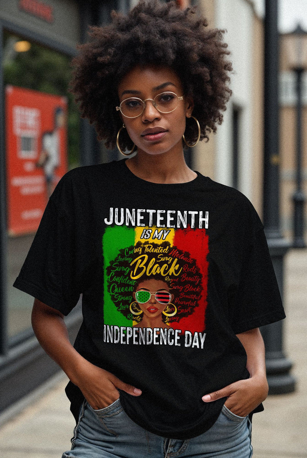 Juneteenth Is My Independence Day T-shirt Apparel Gearment 