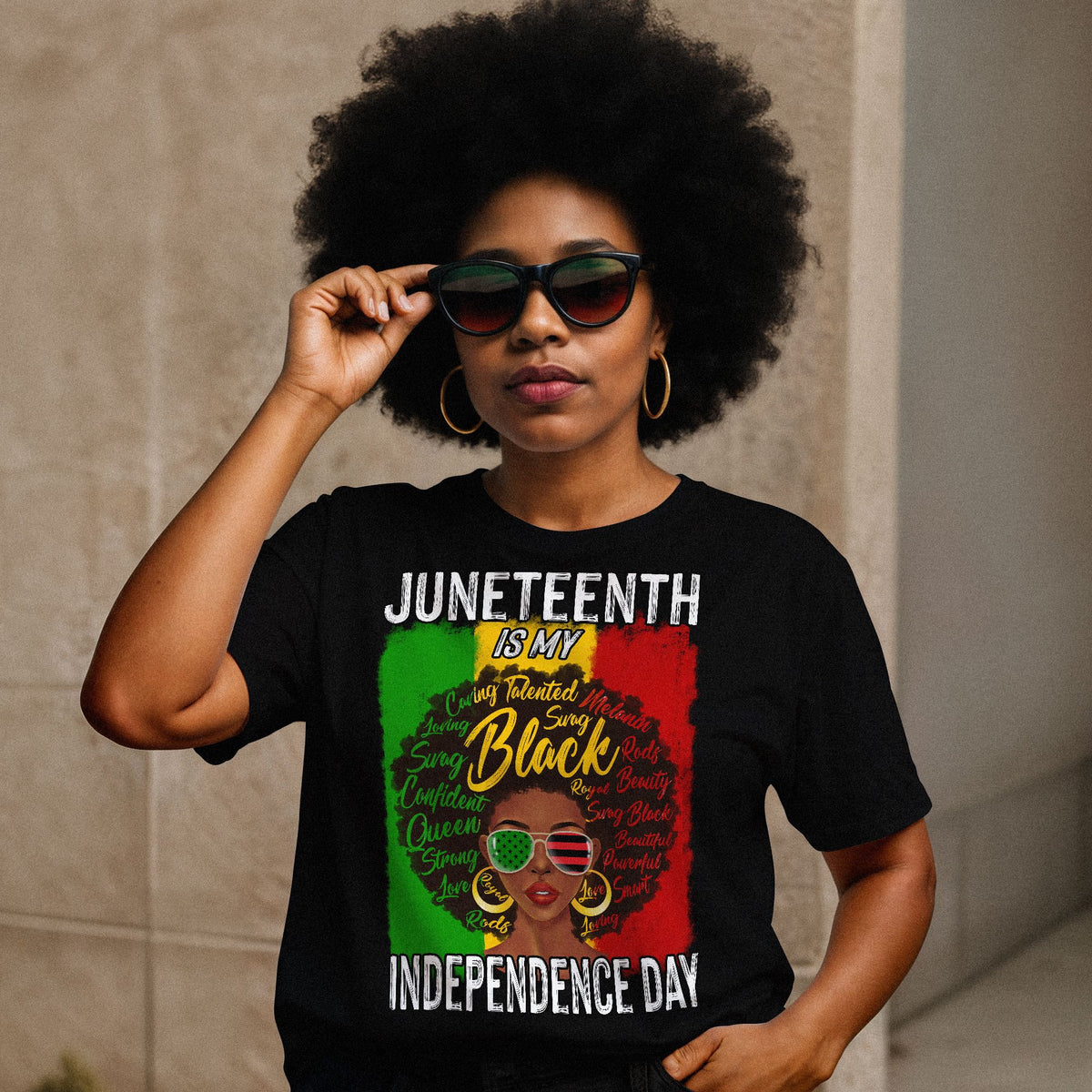 Juneteenth Is My Independence Day T-shirt Apparel Gearment 
