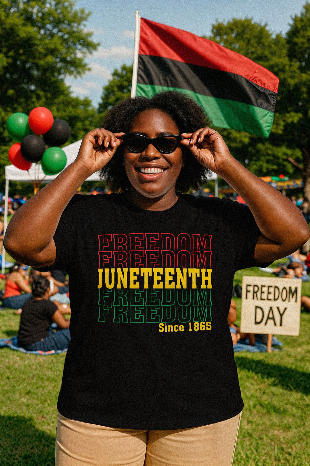 Juneteenth Freedom Since 1865 T-shirt Apparel Gearment 