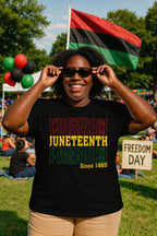Juneteenth Freedom Since 1865 T-shirt Apparel Gearment 