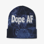 Dope AF Cold Blue Beanie Hat