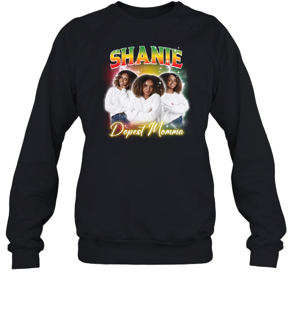 Dopest Momma Bootleg Shirt Apparel Gearment Sweatshirt Black S