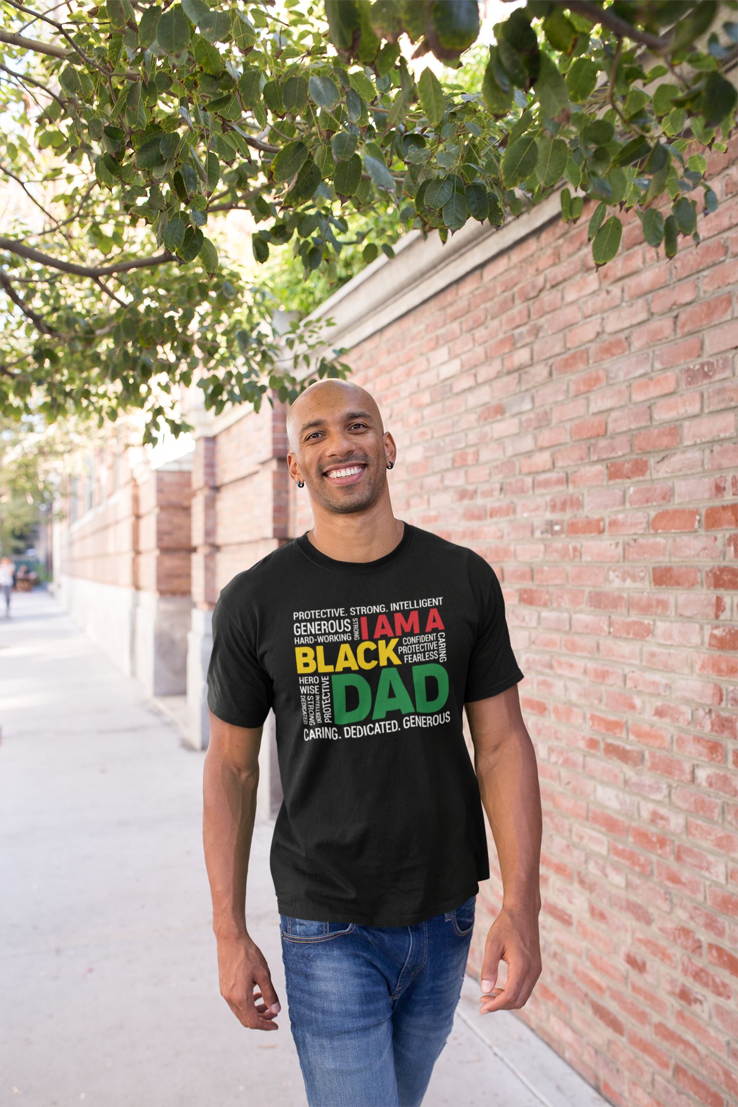I Am A Black Dad T-shirt Apparel Gearment 