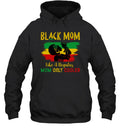 Black Mom Like A Regular Mom Only Cooler T-shirt Apparel Gearment Unisex Hoodie Black S