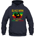 Black Mom Like A Regular Mom Only Cooler T-shirt Apparel Gearment Unisex Hoodie Navy S