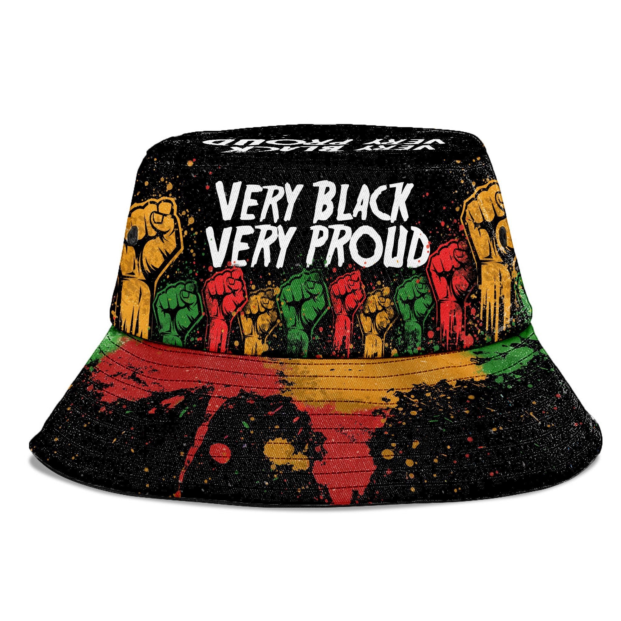 Very Black Very Proud Bucket Hat Bucket Hat Tianci 