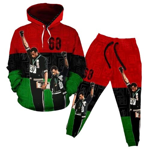 68 Olympics Fleece All-over Hoodie And Joggers Set Hoodie Joggers Set Tianci 