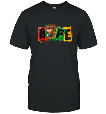 Hope Juneteenth T-shirt Apparel Gearment T-Shirt Black S