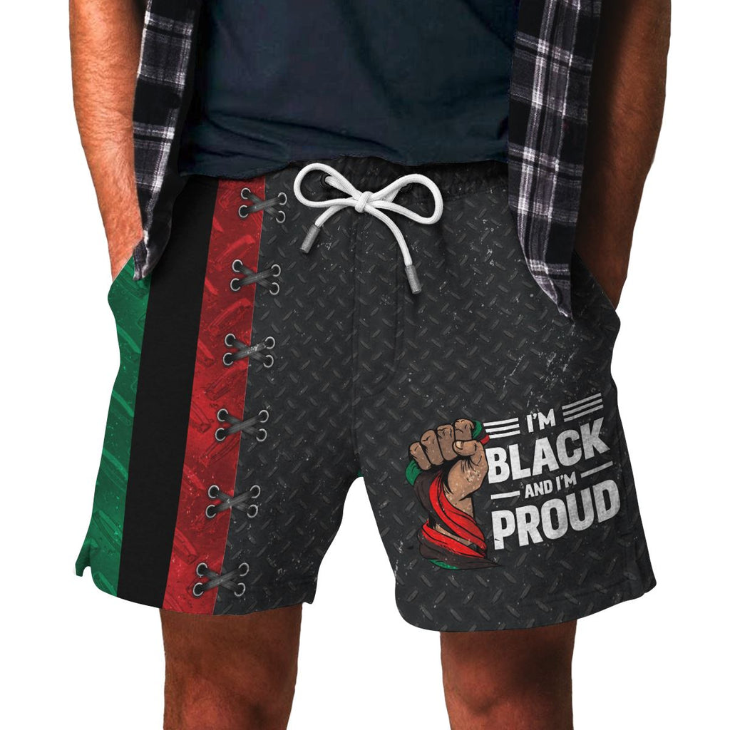 Black And Proud Shorts Shorts Tianci 