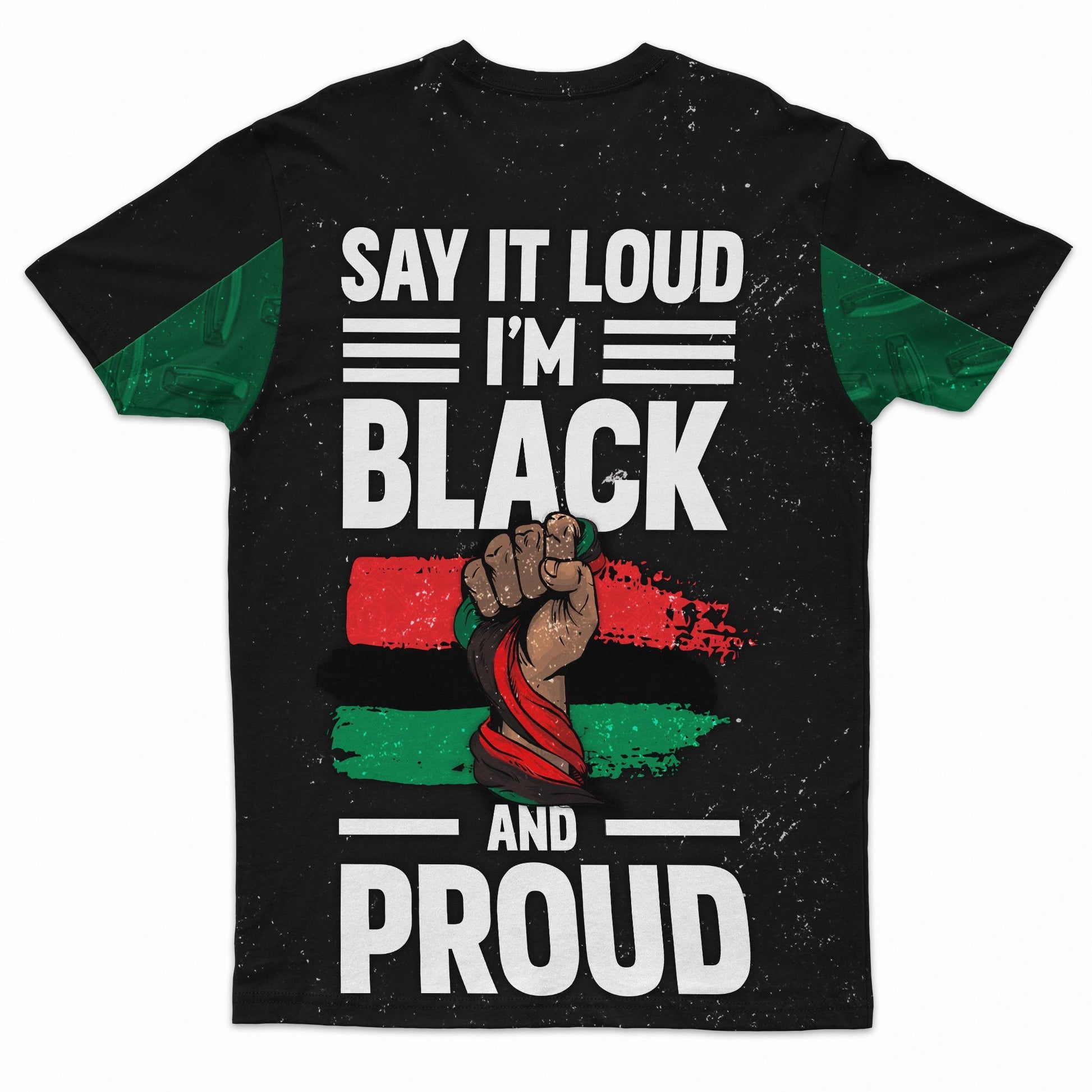 Black & Proud T-shirt AOP Tee Tianci 