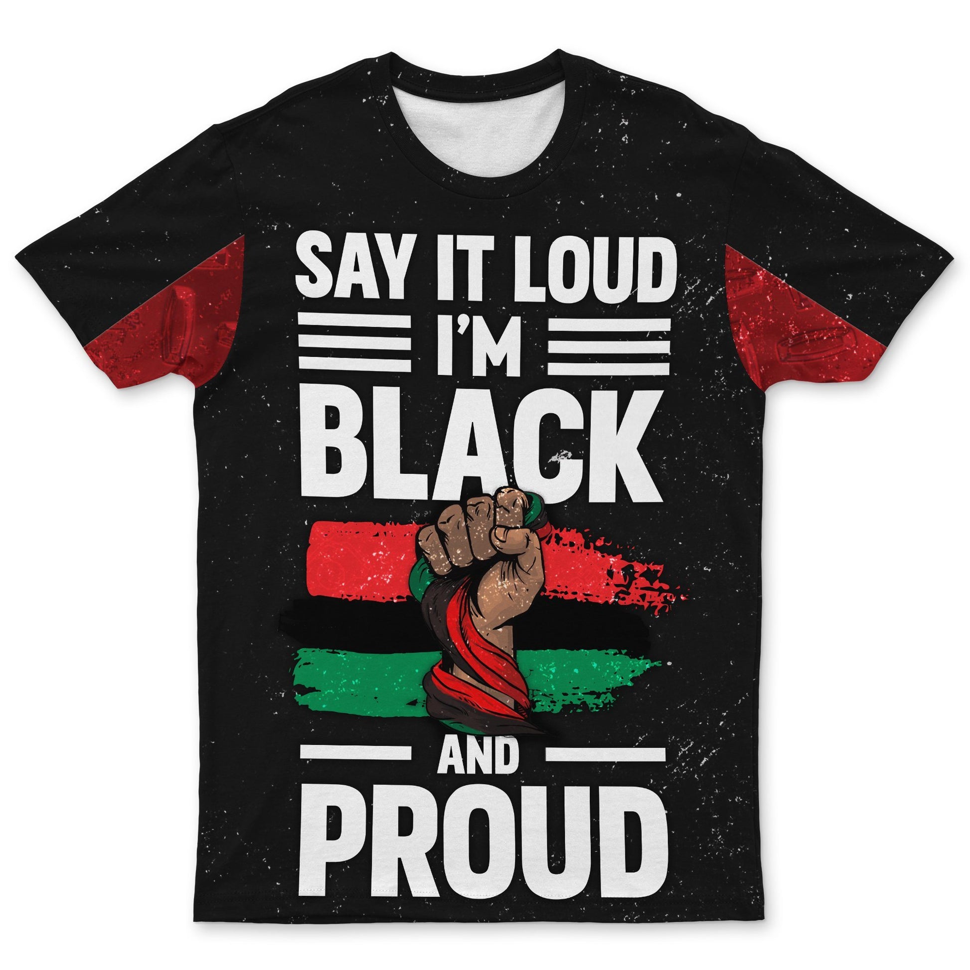 Black & Proud T-shirt AOP Tee Tianci S 