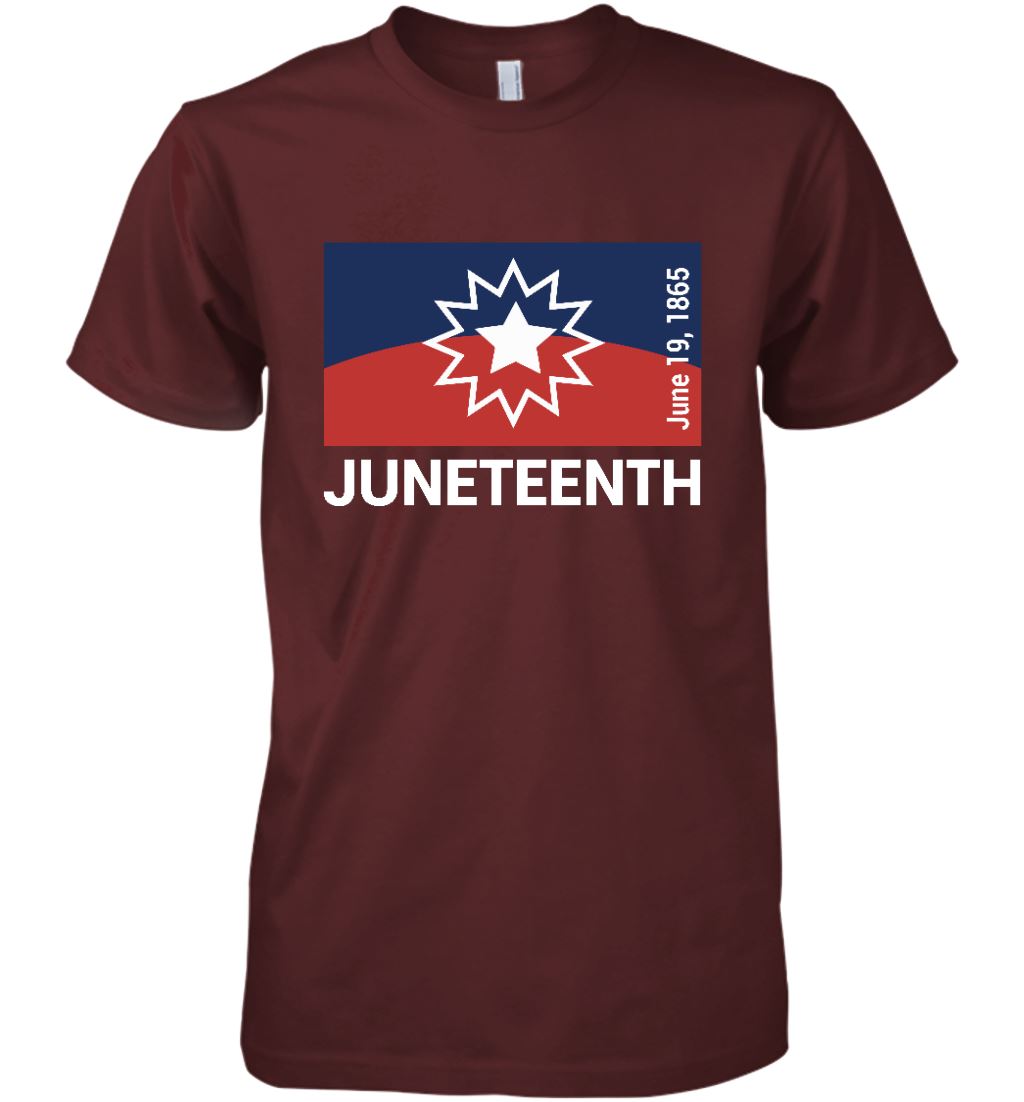 Black Independence Day Flag T-shirt Apparel Gearment Premium T-Shirt Maroon XS