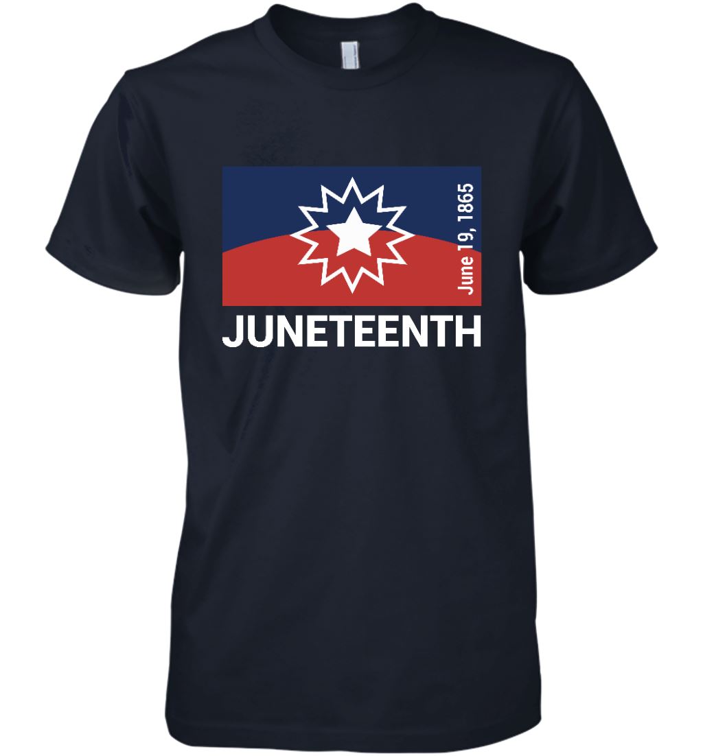 Black Independence Day Flag T-shirt Apparel Gearment Premium T-Shirt Navy XS