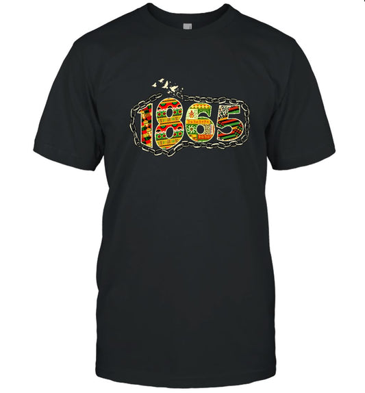 Breaking Chains 1865 T-shirt Apparel Gearment Unisex Tee Black S