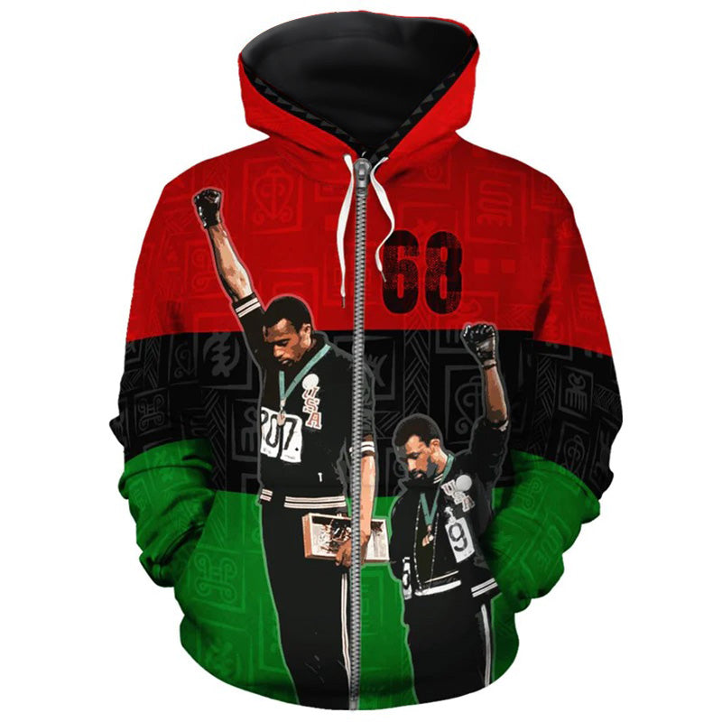 68 Olympics All-over Hoodie Hoodie Tianci Zip S 