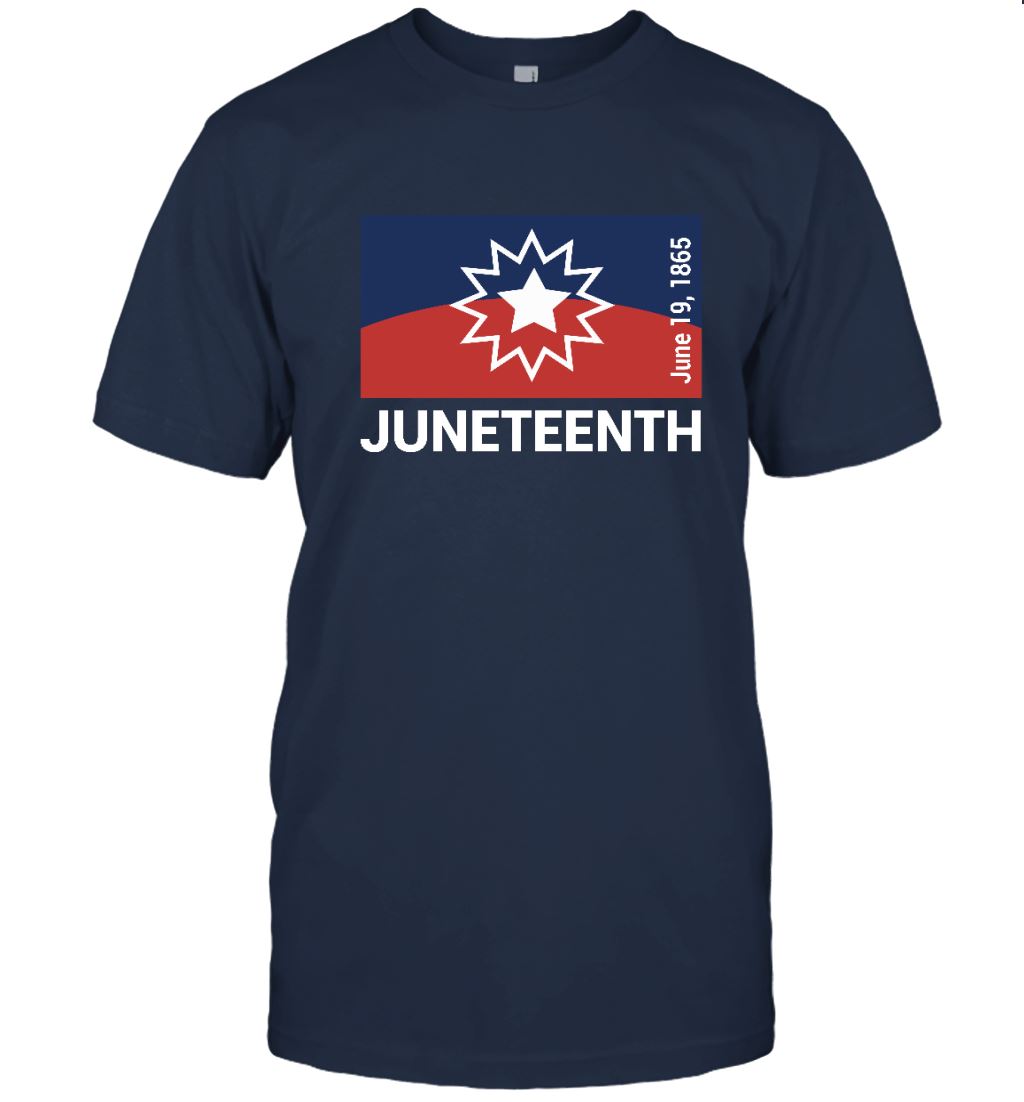 Black Independence Day Flag T-shirt Apparel Gearment Unisex Tee Navy S